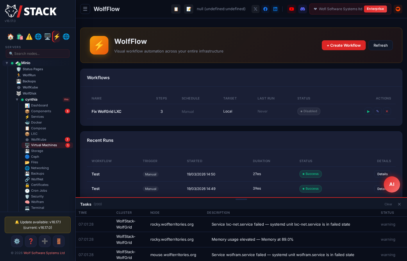 WolfFlow Visual Workflow Automation